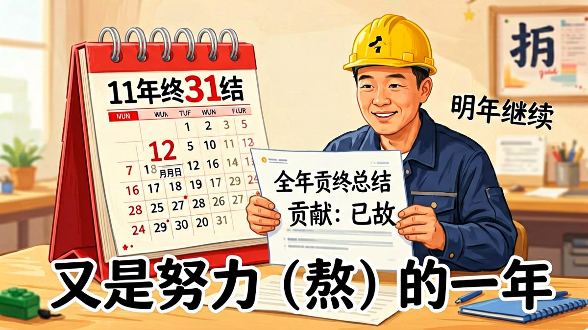 年终总结没有总结，只有年终感伤