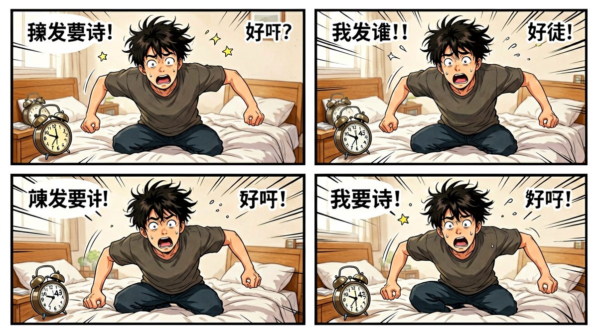 什么？！8:45了！？我要迟到了！！！