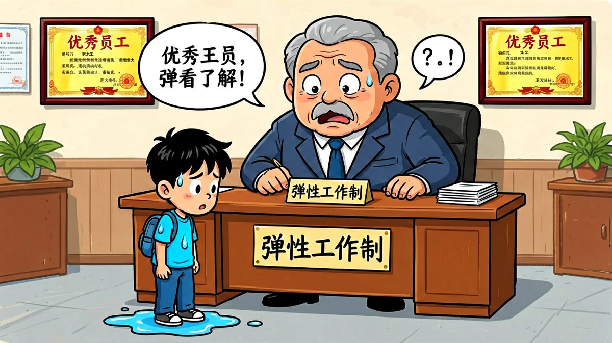老板：迟到？我们公司弹性工作制