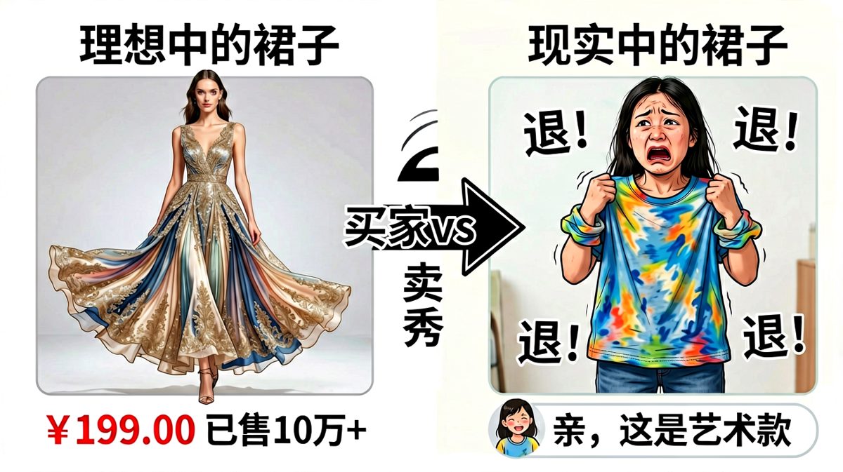 网购如开盲盒，实物与预期差距巨大