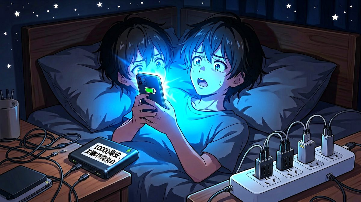 手机电量低于5%比失恋还让人崩溃