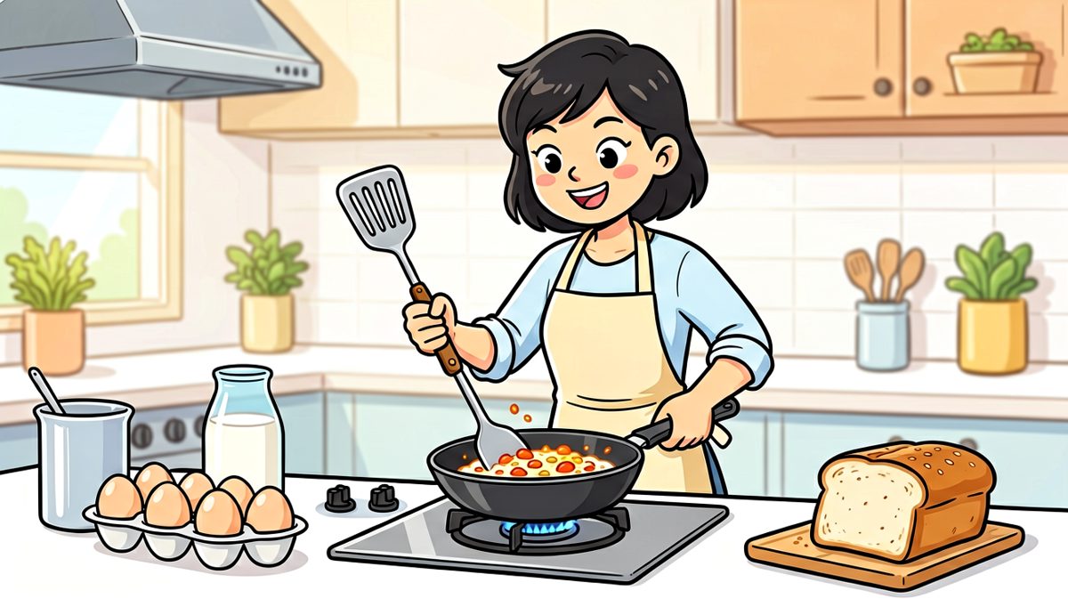 第一格：今天一定要做一顿完美早餐！