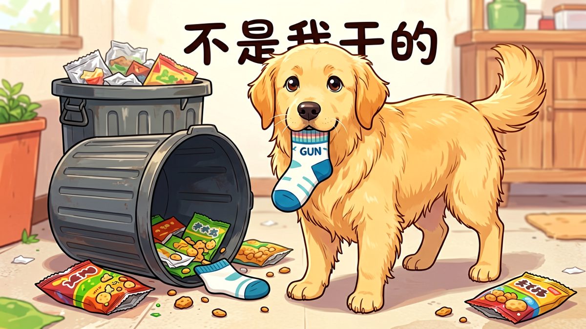 它的罪证就在现场，但它的眼神让你怀疑人生。