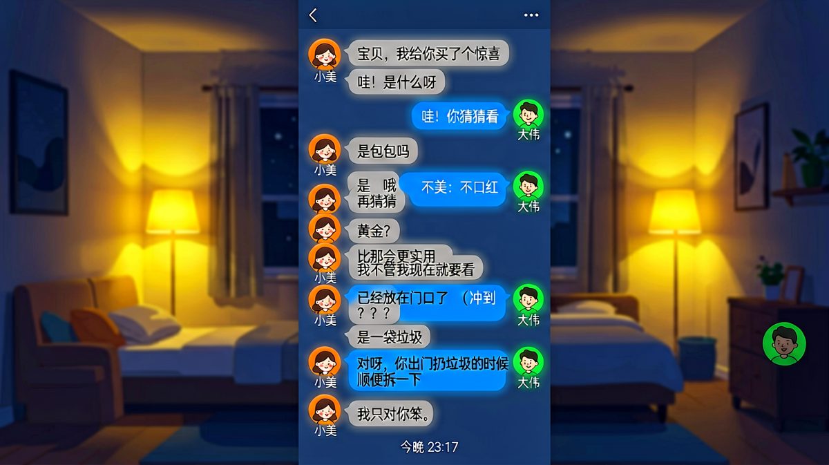惊喜是一袋垃圾，但爱你这件事不垃圾