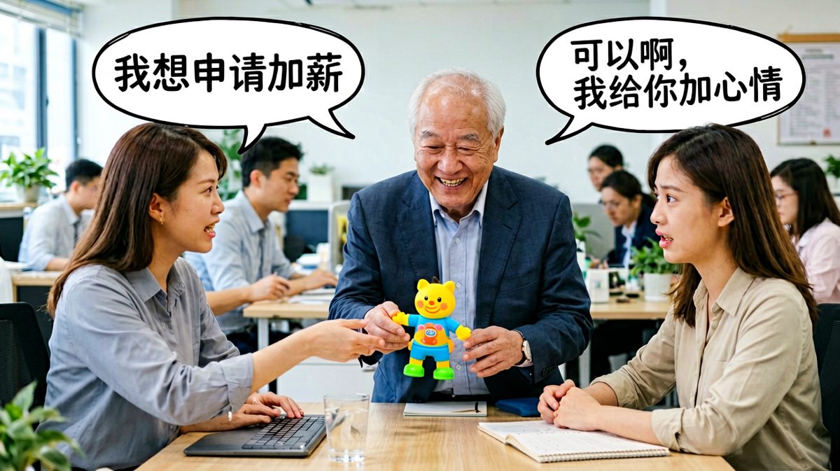 老板：可以加薪（给你加心情）