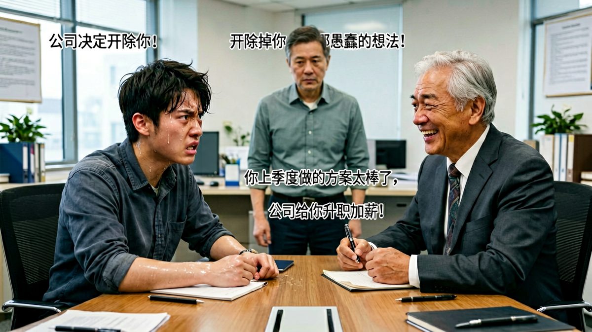 被「开除」后竟是升职加薪的反转