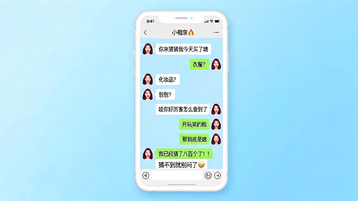 「你猜」是最危险的聊天陷阱，猜对了没奖，猜错了挨骂。