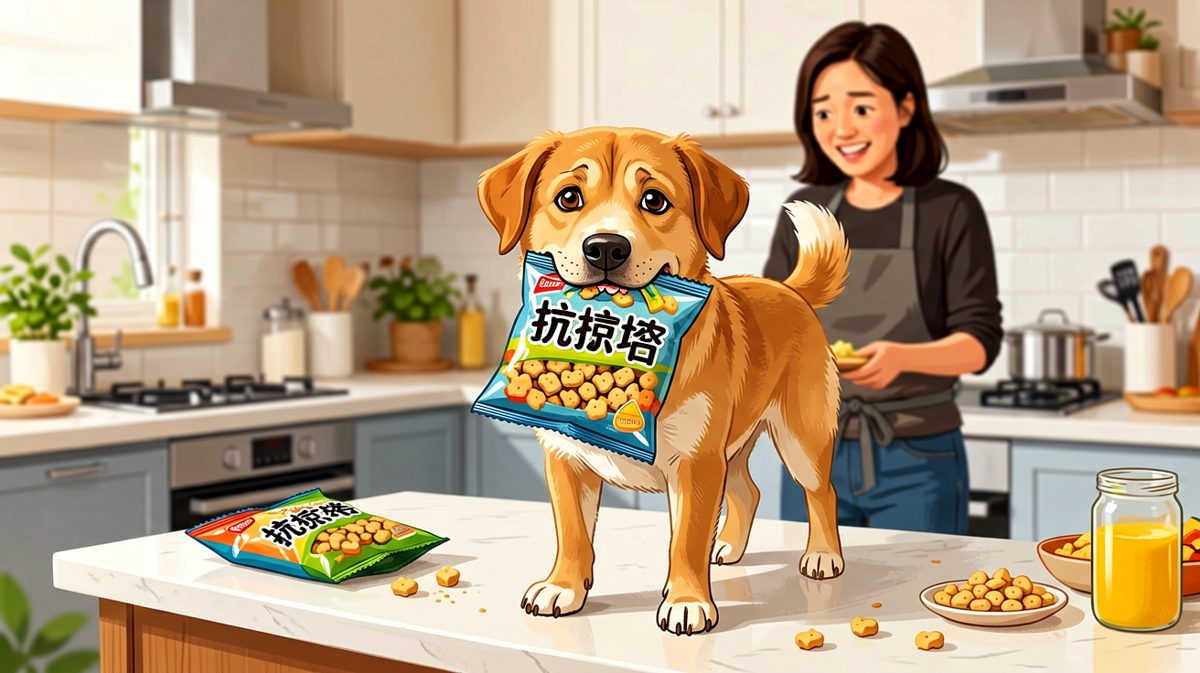 不是我吃的，是袋子自己跳进去的！
