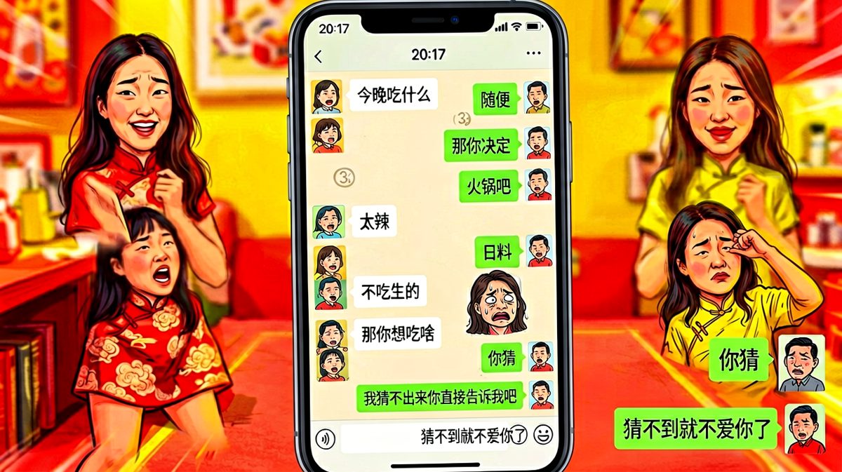 今晚吃什么——情侣永恒的终极难题