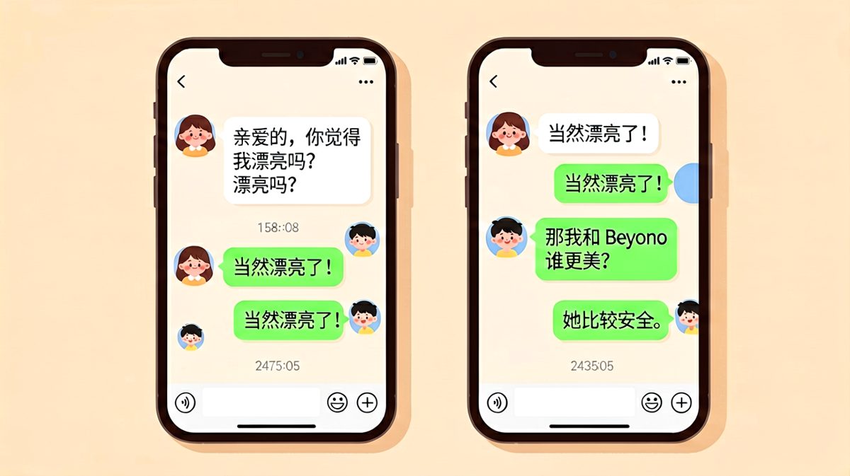 问完颜值还让男生选 Beyoncé，这波操作直接把男生逼到墙角