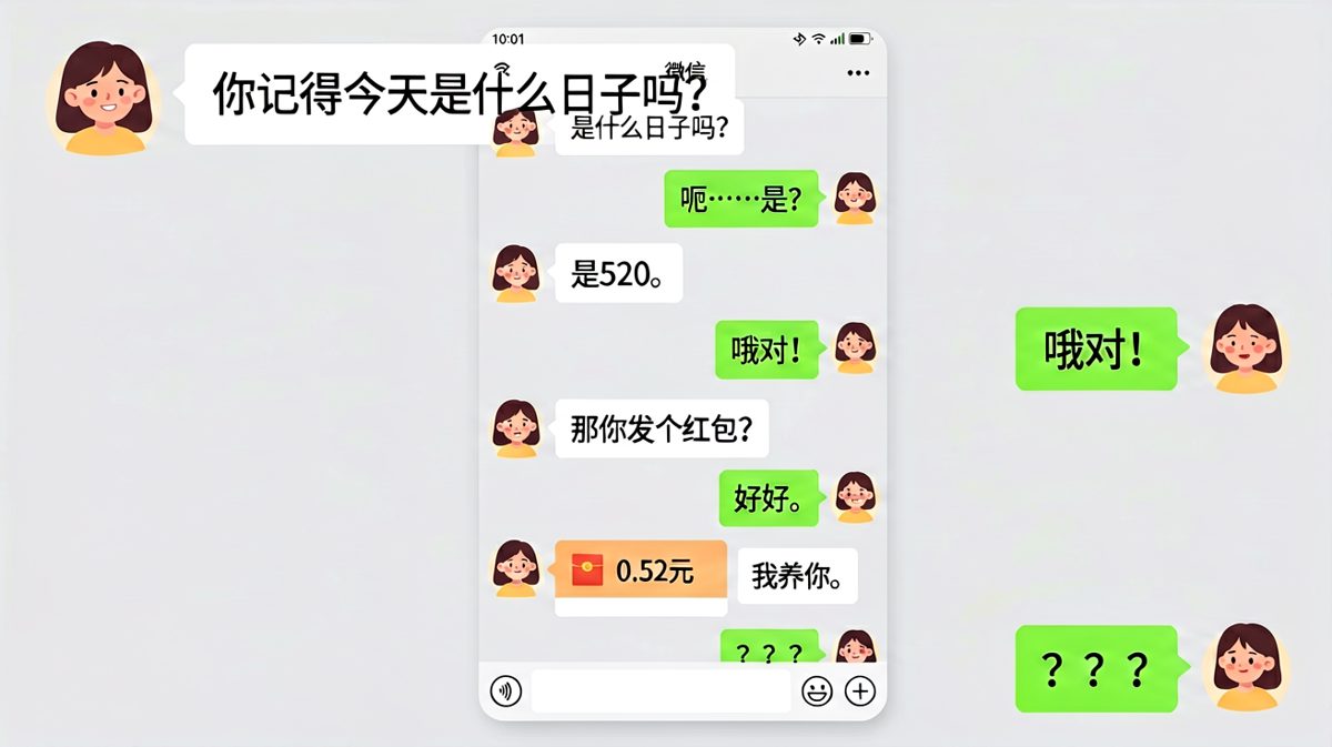 520红包只有5毛2，男朋友是认真的