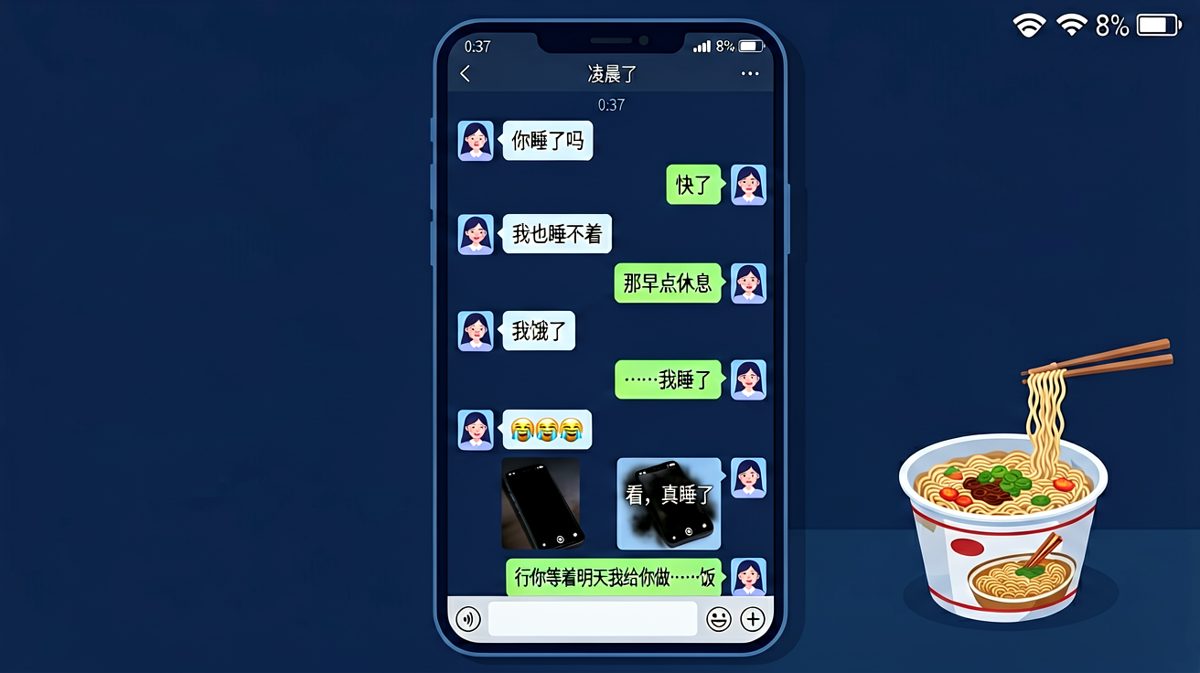深夜三点的'你睡了吗'，是情侣间最致命的试探