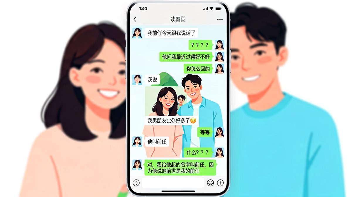 给现任起名叫'前任'的情侣，这波操作我给满分