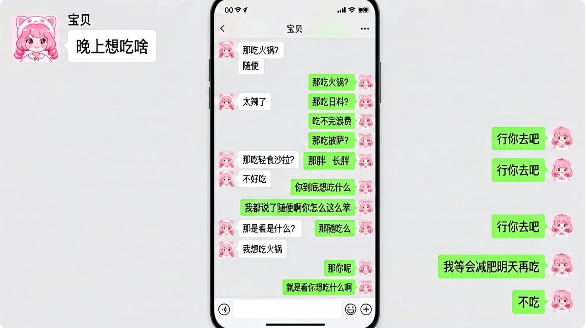男友点餐困局：问女友吃什么，随便是最难的答案