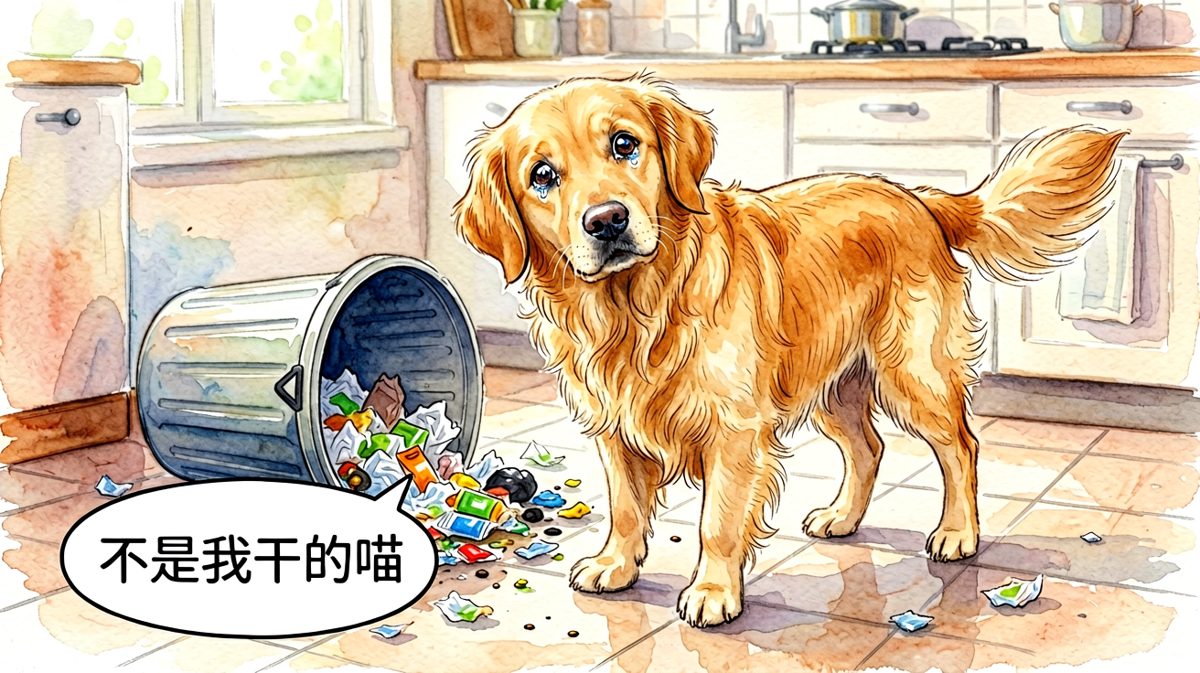 金毛：你看我像凶手吗？我明明这么可爱