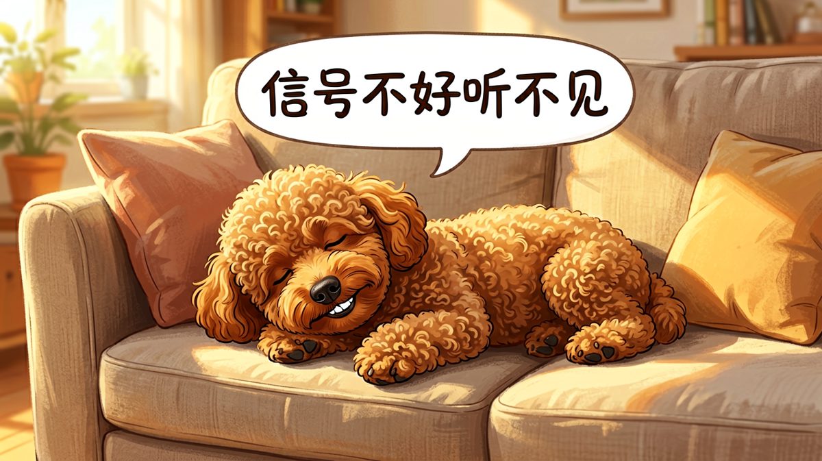 狗狗：你说啥？我听力系统正在维护中