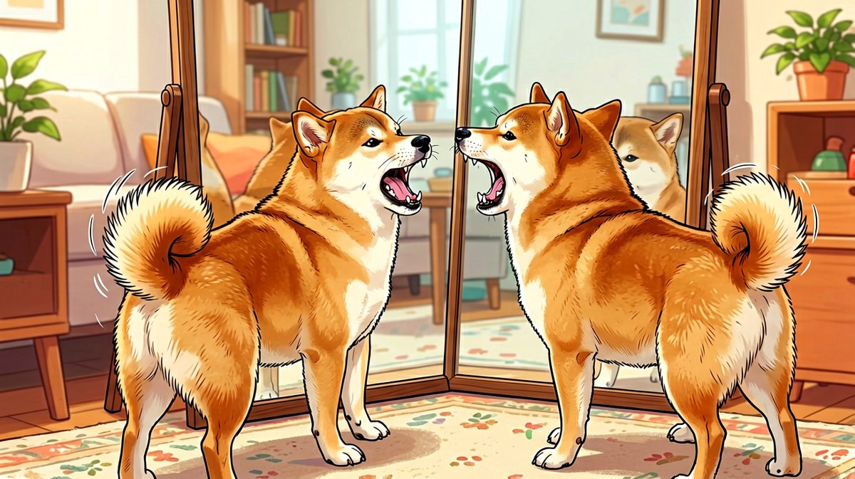 柴犬：那只狗是谁！出来单挑！