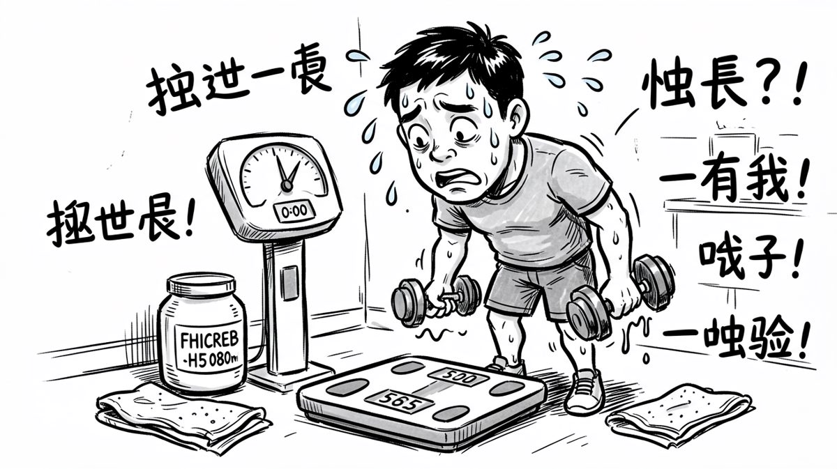 健身一个月，体重纹丝不动，但我饿啊