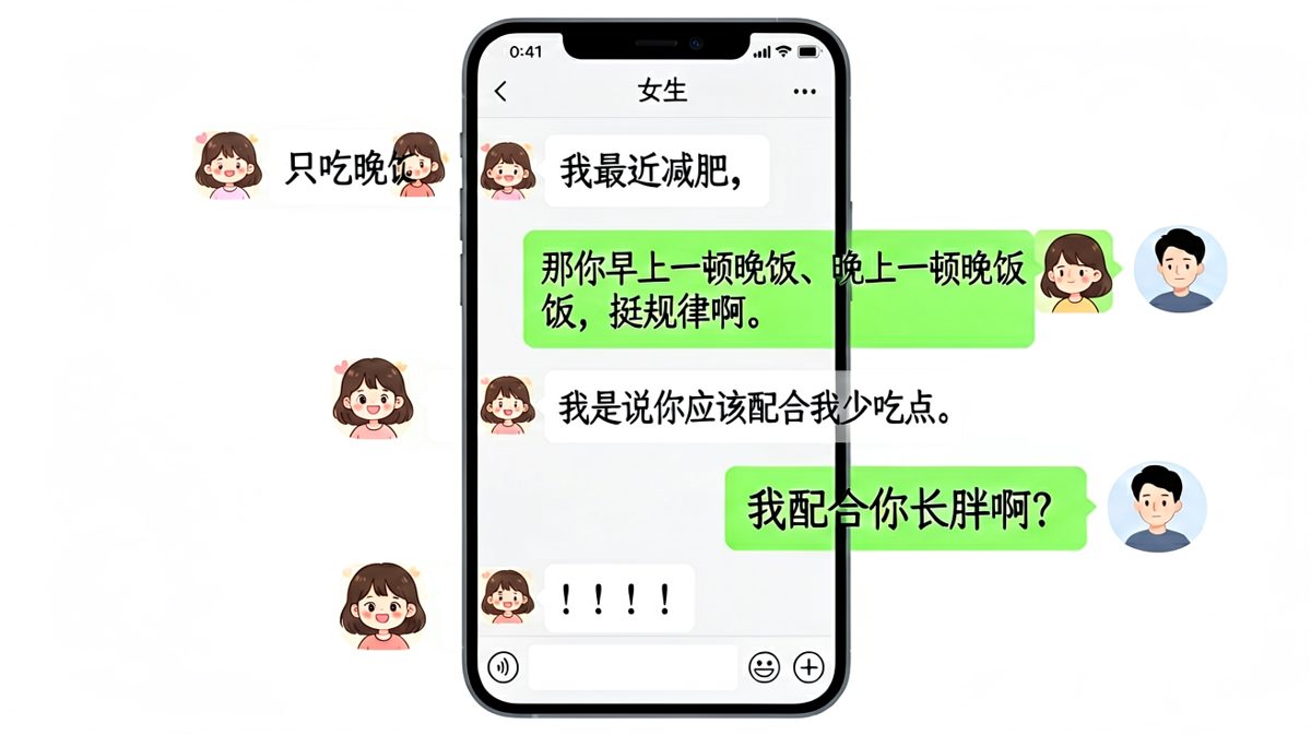 减肥计划被一句话劝退
