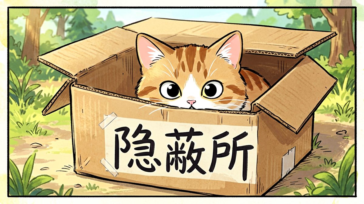 战术性躲藏，懂？