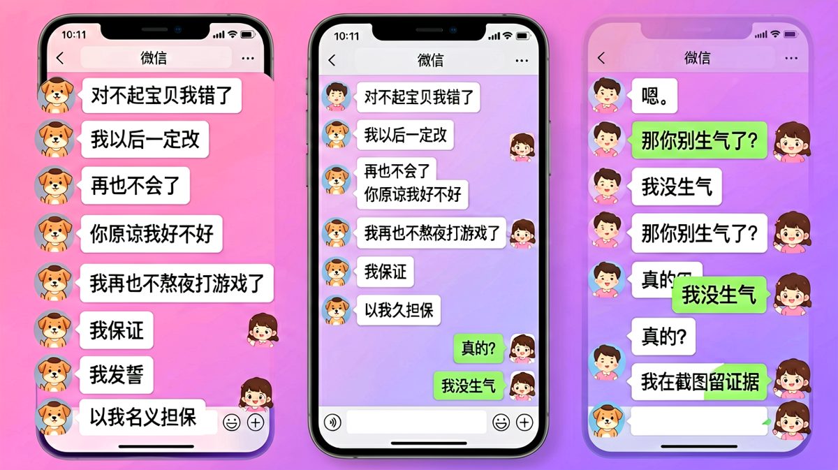 认错可以很快，但留证据更关键——女生的终极反击。