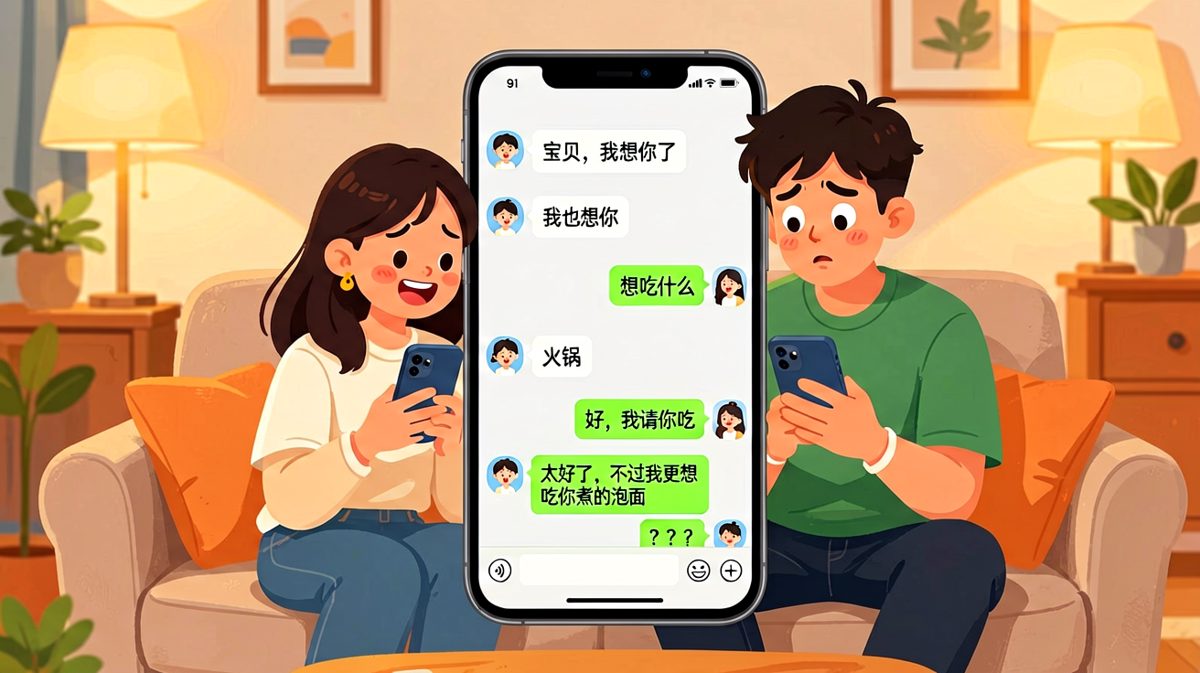 图1：深情表白变泡面——男友精心铺垫的结果让她只想吃泡面
