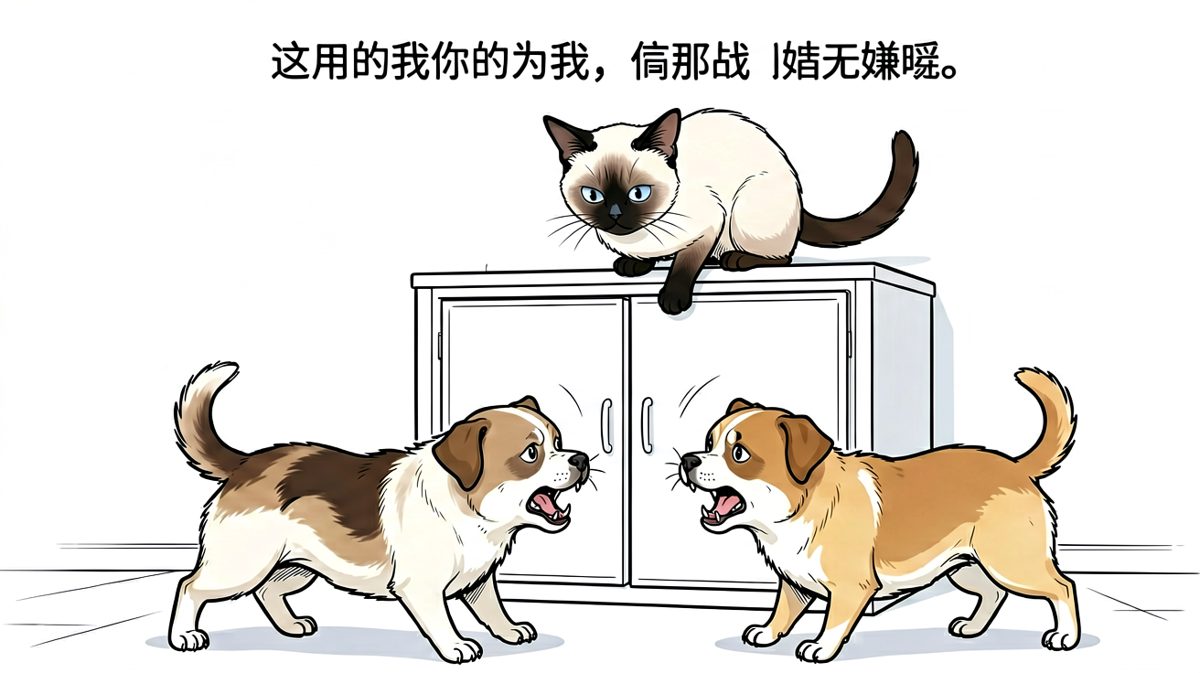 底下的两脚兽真吵，本宫要睡觉了