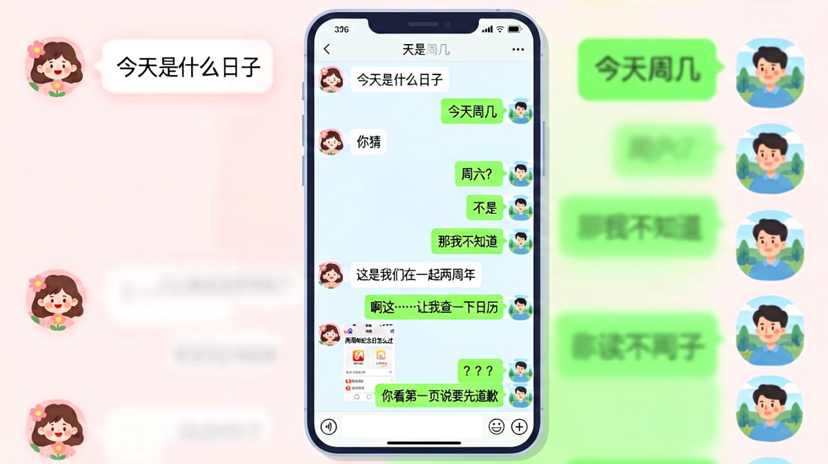 两周年纪念日被男生逼到要用搜索引擎应付