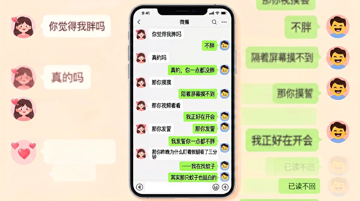 一个送命题被男生用蚊子完美避开又踩中