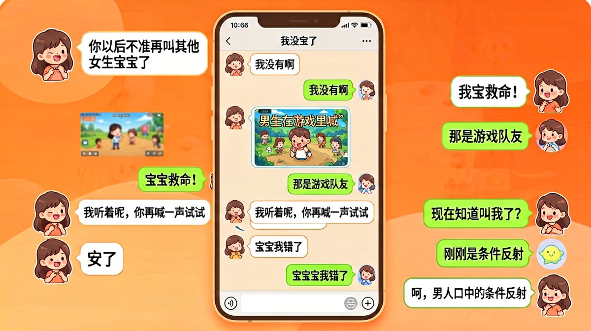 嘴上说着没有，身体却很诚实。