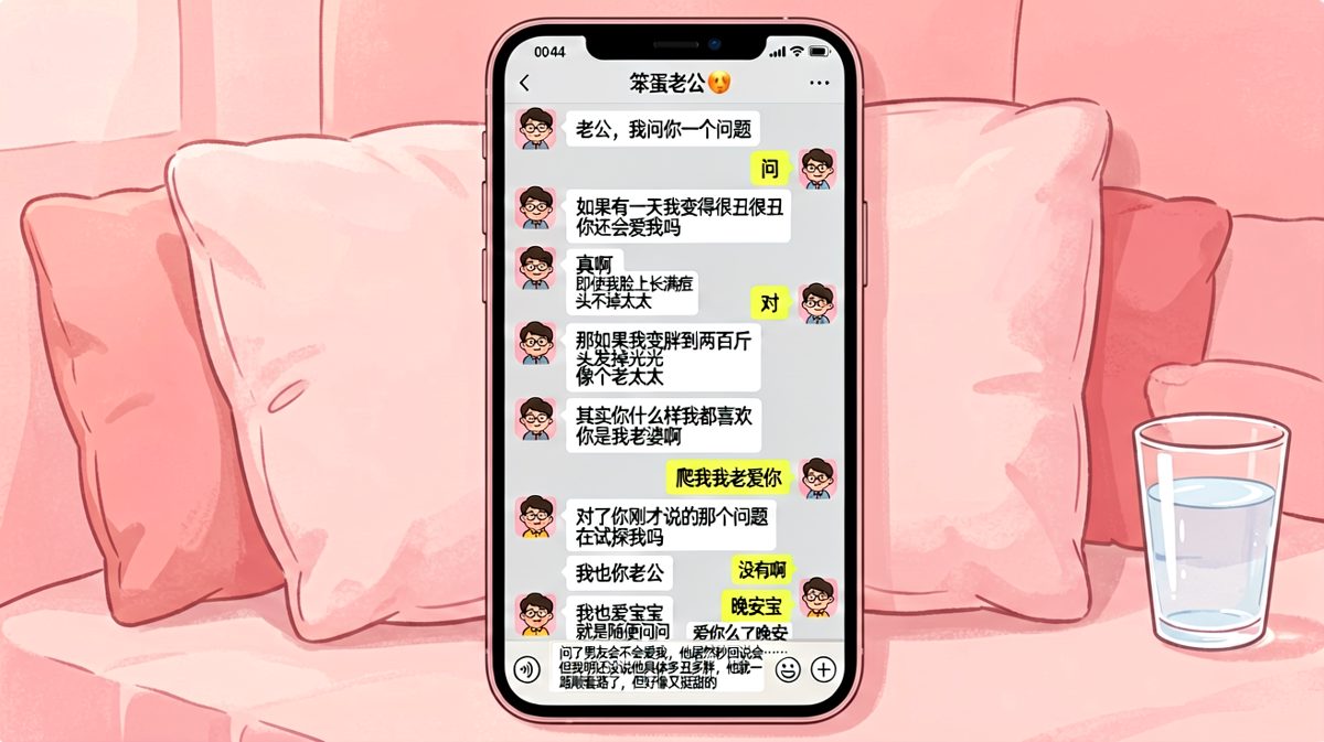 精心设计的陷阱题，却被男友一路顺竿爬成教科书级满分回答