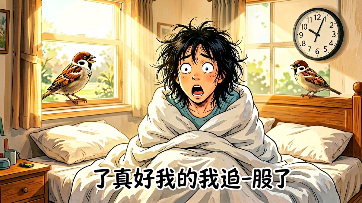 等等……我闹钟是昨晚关了还是根本没设？？？