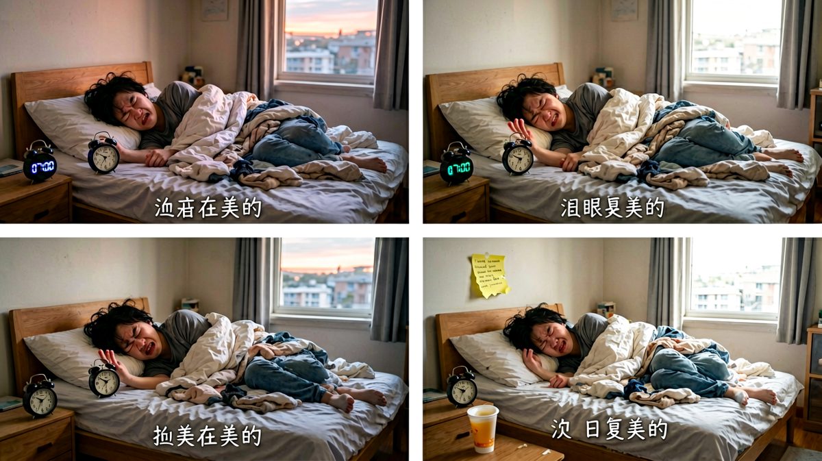 第10秒，原来我根本没醒过。