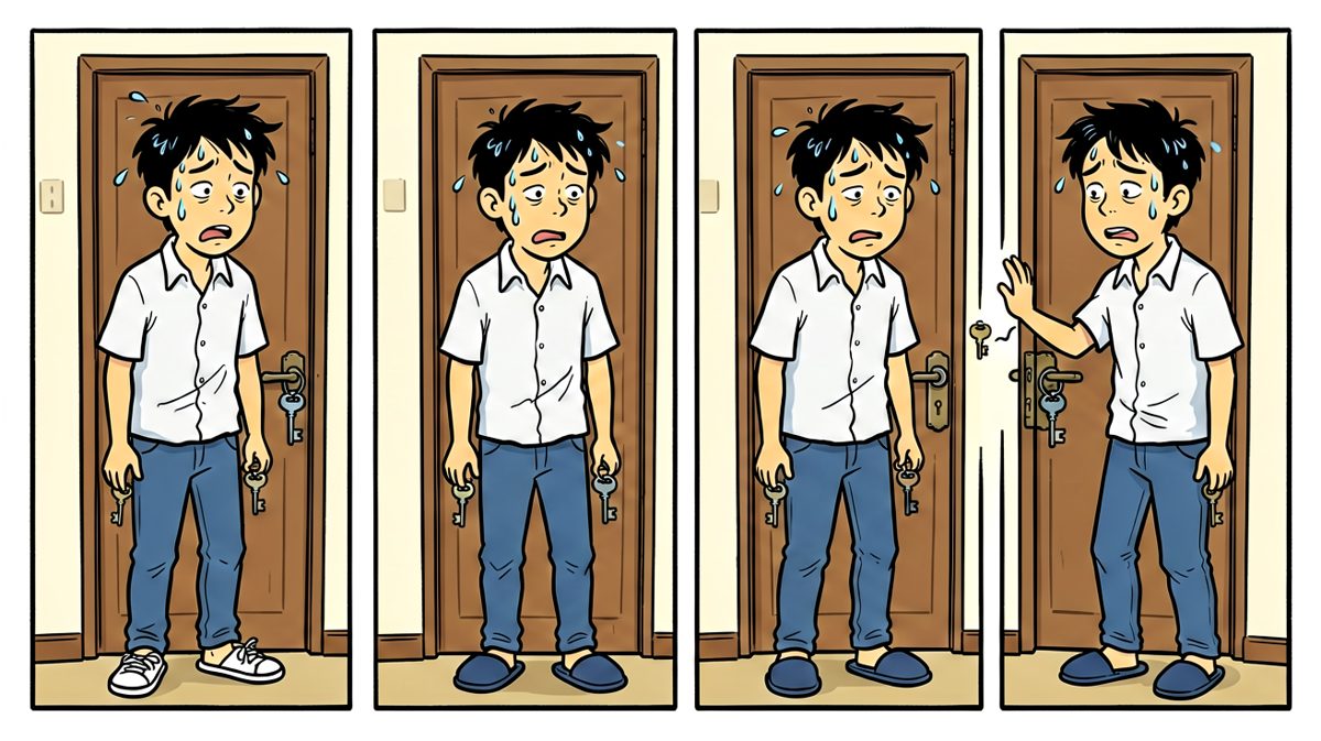 门……锁了？！