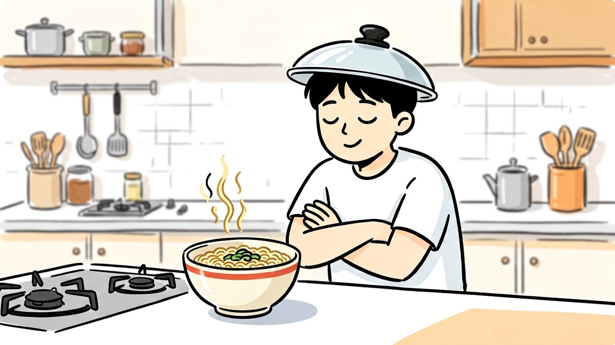 盖上锅盖，开始享受等待的美味时刻。