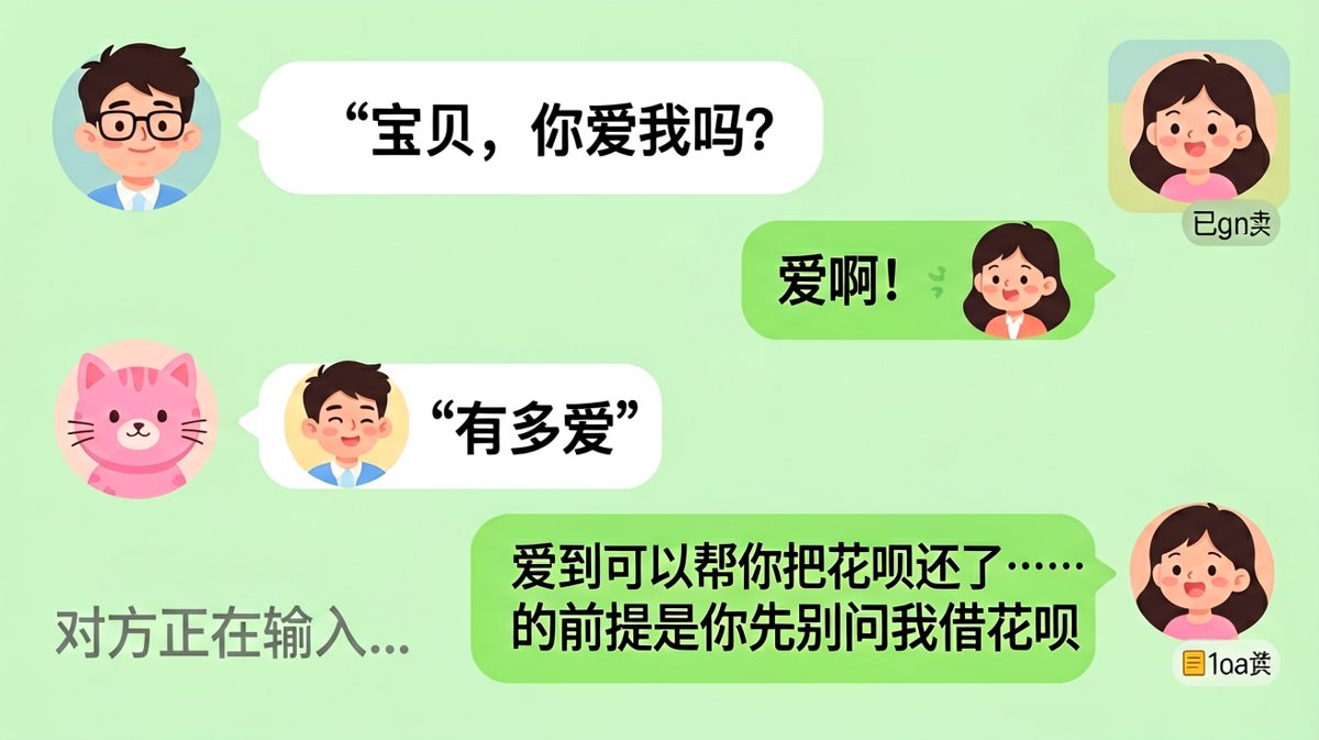 深情表白秒变哭穷现场