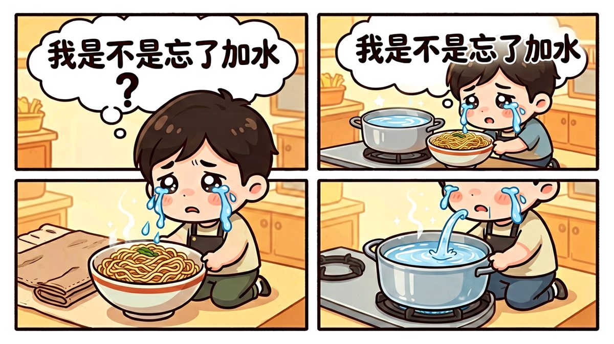崩溃瞬间——原来我一直忘了加水