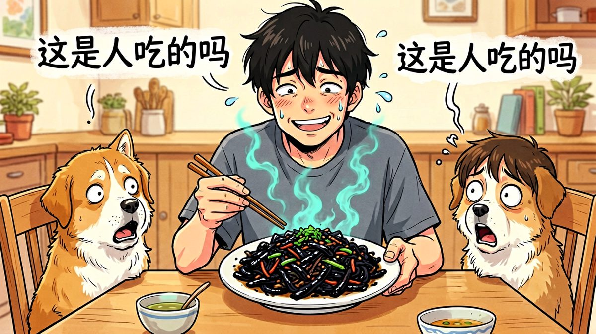 格三：请朋友品尝我的'黑暗料理'……