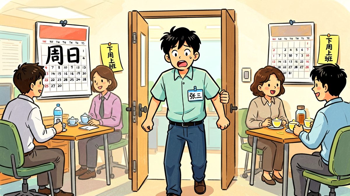 结果……今天是周日？