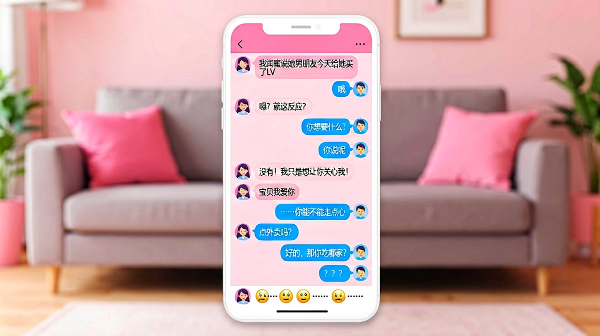 走心的尽头是点外卖：男生全程不在状态，用一句话终结了所有感情