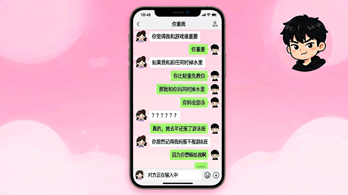 游泳班也能卷进来：男生靠一个离谱的答案意外通关，但气氛已经毁灭