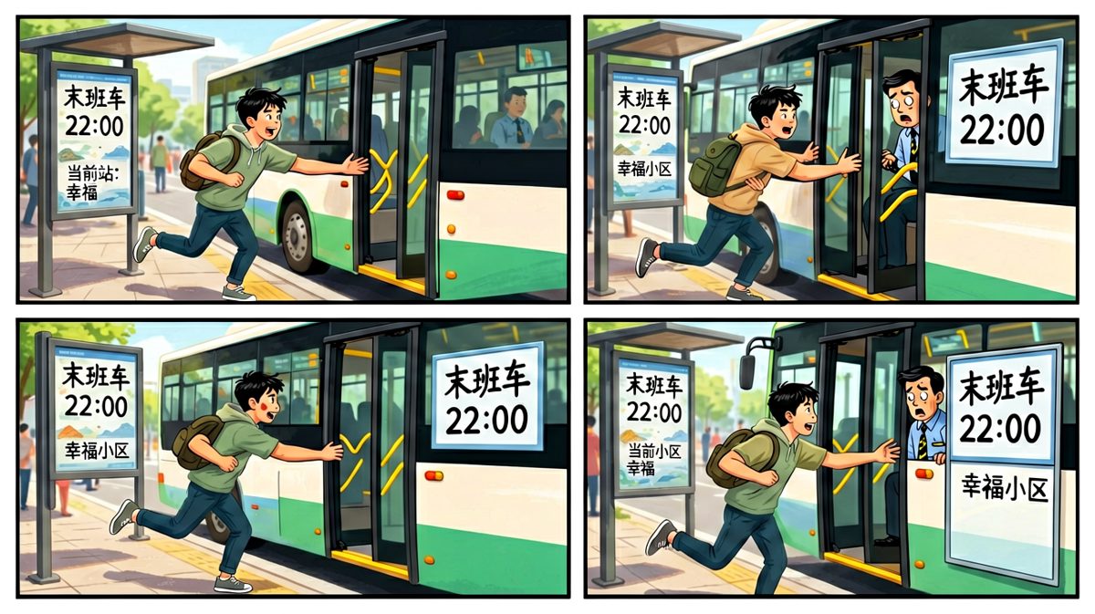 差一秒！司机叔你看我干嘛啊！