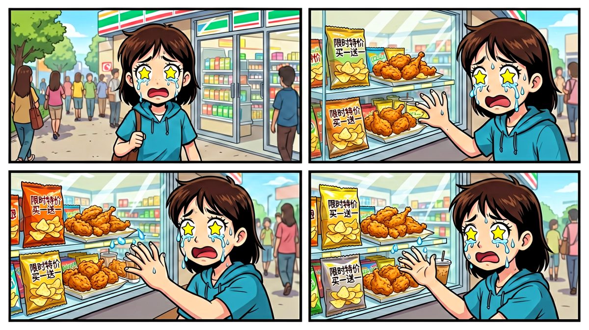 路过便利店，抵挡不住美食诱惑