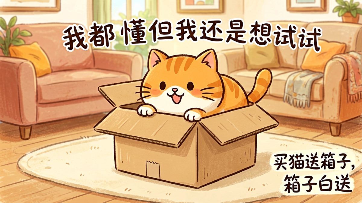 明知进不去偏要试，猫的主页名言：能缩的多半不是猫