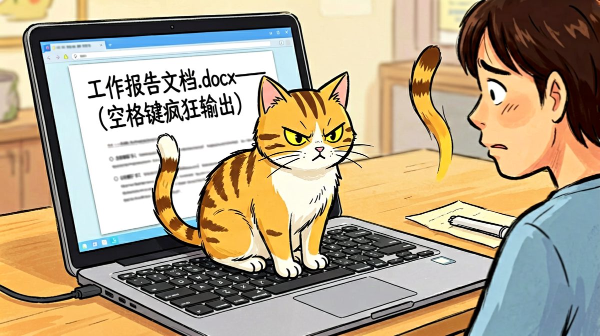你的电脑被猫霸占了，它才是这家公司真正的老板
