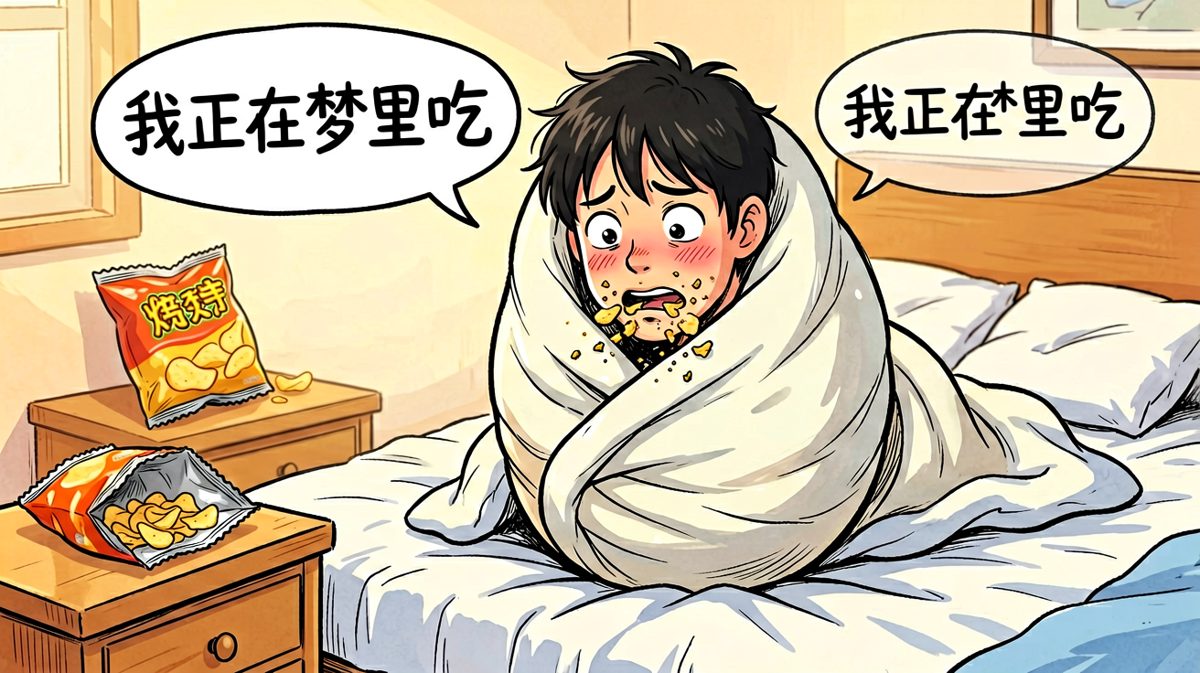 瞬间装睡试图掩人耳目。