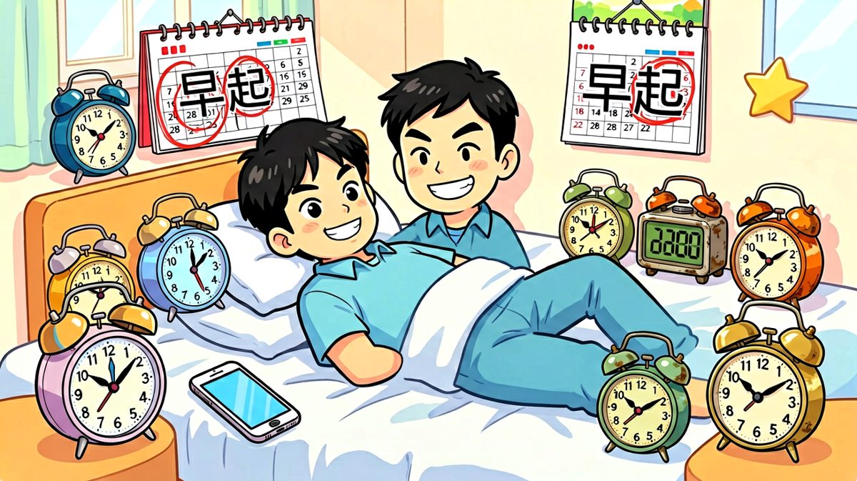 打工人立下早起flag，闹钟已就位！