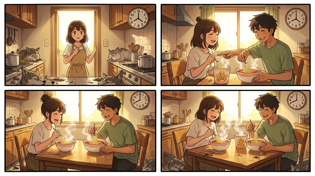 第四格：泡面也香