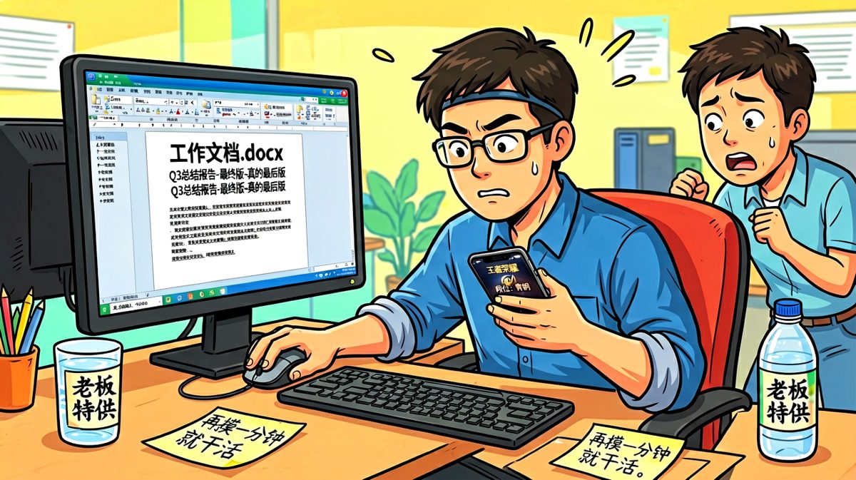 摸鱼的最高境界：让老板以为你在认真工作
