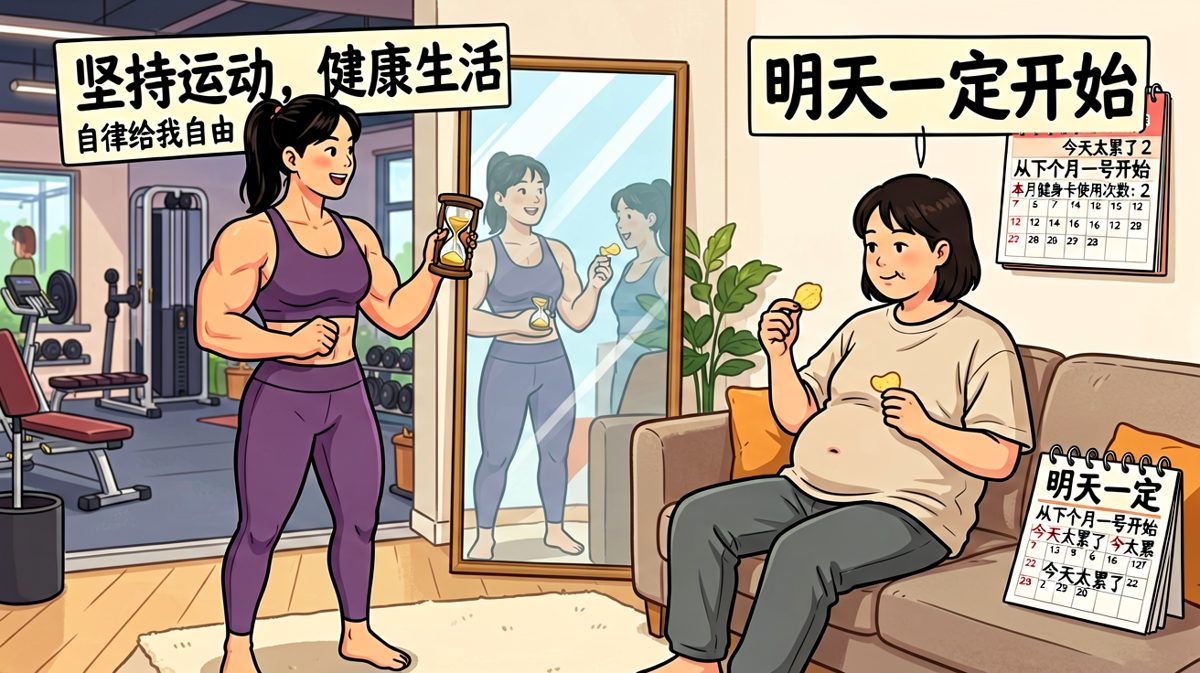 健身flag立了又倒，明年一定